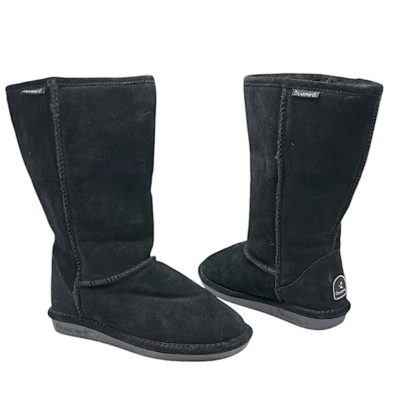 Bearpaw black Sherpa lined winter boots size 10 womens - Picture 1 of 6